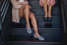 Load image into Gallery viewer, Flat Loafers with Contrast French Binding - Yenta + Posha