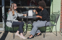 Load image into Gallery viewer, Modern Wedge with Cut Out Pattern and Bow - Yenta + Posha