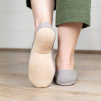 No Show Cushion Lounge Socks with Grippers