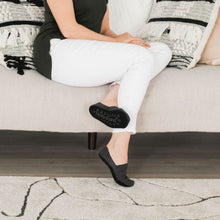 Load image into Gallery viewer, No Show Cushion Lounge Socks with Grippers
