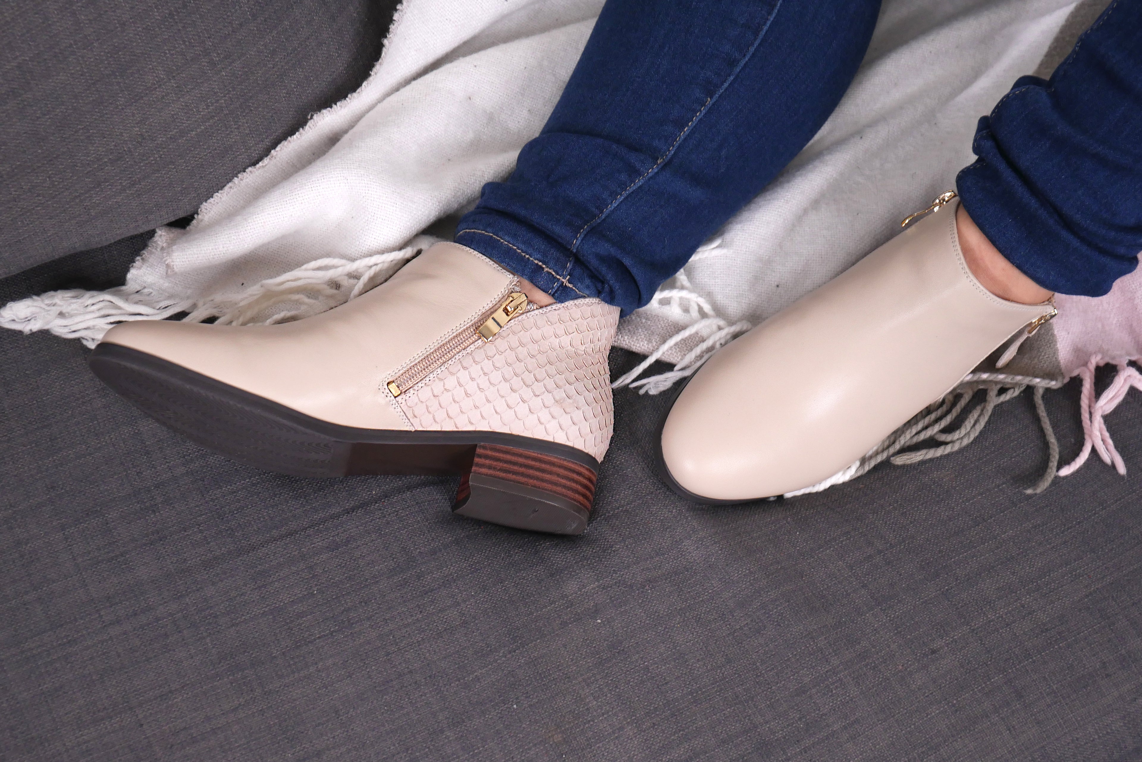 Double Zipper Ankle Bootie - Yenta + Posha