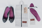 Modern Wedge with Cut Out Pattern and Bow - Yenta + Posha